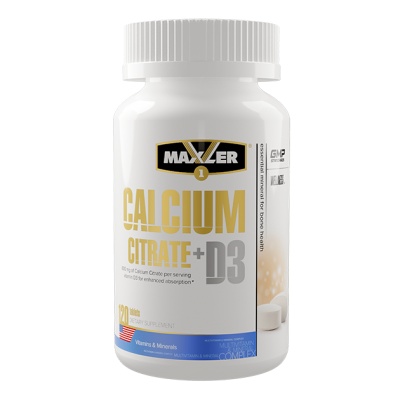  Maxler Calcium Citrate + D3 120 