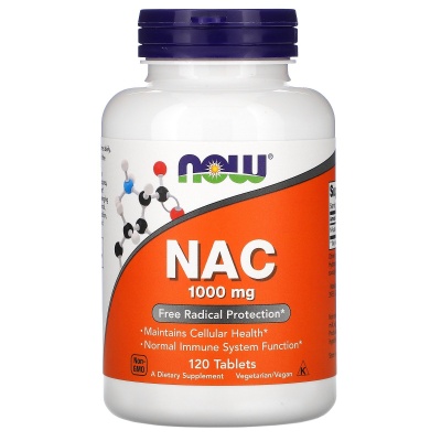 Специальный препарат NOW NAC  1000 мг 120 таблеток
