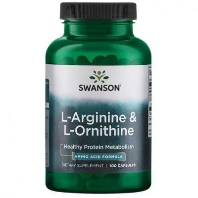  Swanson L-Arginine + L-Ornithine 100 