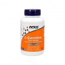 Л-карнитин NOW L-carnitine Pure Powder 85 гр