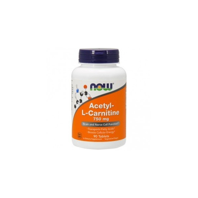 NOW Acetyl L-Carnitine 750 мг 90 таблеток