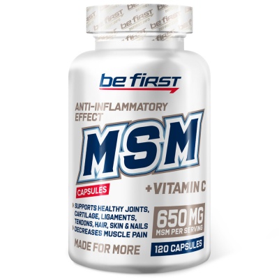  Be First MSM 1000 + Vitamine C 120 capsules